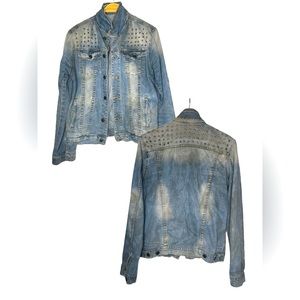 Zara Studded Denim Jacket